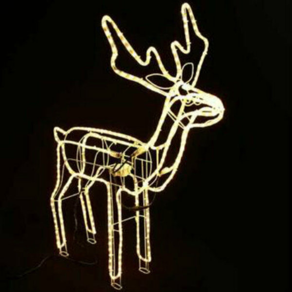 The Seasonal Aisle Standing Reindeer Lighted Display Wayfair.co.uk